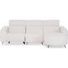 ΚΑΝΑΠΕΣ ΔΕΞΙΑ ΓΩΝΙΑ 3Θ ΜΕ RECLINE VALENTE HM3317.02R ΜΠΕΖ ΥΦΑΣΜΑ 275x160x104Yεκ