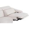 ΚΑΝΑΠΕΣ ΑΡΙΣΤΕΡΗ ΓΩΝΙΑ 3Θ ΜΕ RECLINE VALENTE HM3317.02L ΜΠΕΖ ΥΦΑΣΜΑ 275x160x104Yεκ