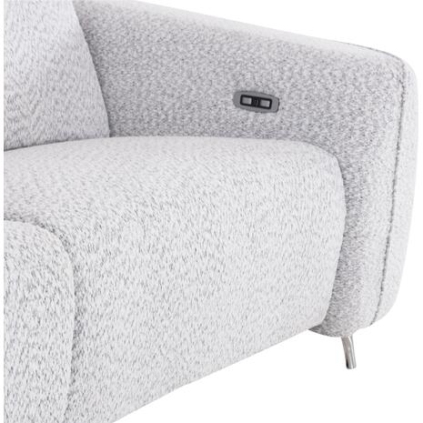 ΚΑΝΑΠΕΣ ΑΡΙΣΤΕΡΗ ΓΩΝΙΑ 3Θ ΜΕ RECLINE VALENTE HM3317.01L ΑΝΟΙΧΤΟ ΓΚΡΙ ΥΦΑΣΜΑ 275x160x104Yεκ