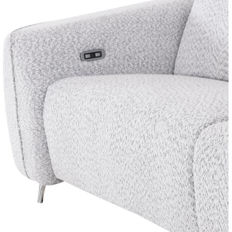ΚΑΝΑΠΕΣ ΔΕΞΙΑ ΓΩΝΙΑ 3Θ ΜΕ RECLINE VALENTE HM3317.01R ΑΝΟΙΧΤΟ ΓΚΡΙ ΥΦΑΣΜΑ 275x160x104Yεκ