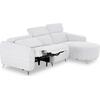 ΚΑΝΑΠΕΣ ΔΕΞΙΑ ΓΩΝΙΑ 3Θ ΜΕ RECLINE VALENTE HM3317.01R ΑΝΟΙΧΤΟ ΓΚΡΙ ΥΦΑΣΜΑ 275x160x104Yεκ
