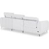 ΚΑΝΑΠΕΣ ΔΕΞΙΑ ΓΩΝΙΑ 3Θ ΜΕ RECLINE VALENTE HM3317.01R ΑΝΟΙΧΤΟ ΓΚΡΙ ΥΦΑΣΜΑ 275x160x104Yεκ