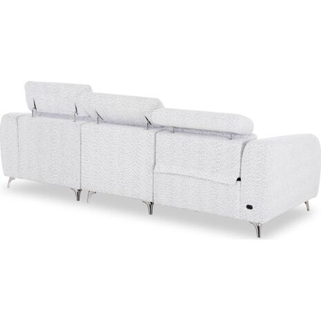 ΚΑΝΑΠΕΣ ΔΕΞΙΑ ΓΩΝΙΑ 3Θ ΜΕ RECLINE VALENTE HM3317.01R ΑΝΟΙΧΤΟ ΓΚΡΙ ΥΦΑΣΜΑ 275x160x104Yεκ