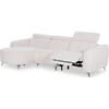ΚΑΝΑΠΕΣ ΑΡΙΣΤΕΡΗ ΓΩΝΙΑ 3Θ ΜΕ RECLINE VALENTE HM3317.02L ΜΠΕΖ ΥΦΑΣΜΑ 275x160x104Yεκ