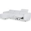 ΚΑΝΑΠΕΣ ΑΡΙΣΤΕΡΗ ΓΩΝΙΑ 3Θ ΜΕ RECLINE VALENTE HM3317.01L ΑΝΟΙΧΤΟ ΓΚΡΙ ΥΦΑΣΜΑ 275x160x104Yεκ
