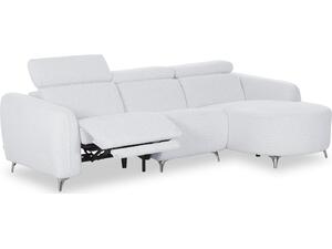 ΚΑΝΑΠΕΣ ΔΕΞΙΑ ΓΩΝΙΑ 3Θ ΜΕ RECLINE VALENTE HM3317.01R ΑΝΟΙΧΤΟ ΓΚΡΙ ΥΦΑΣΜΑ 275x160x104Yεκ