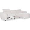 ΚΑΝΑΠΕΣ ΔΕΞΙΑ ΓΩΝΙΑ 3Θ ΜΕ RECLINE VALENTE HM3317.02R ΜΠΕΖ ΥΦΑΣΜΑ 275x160x104Yεκ