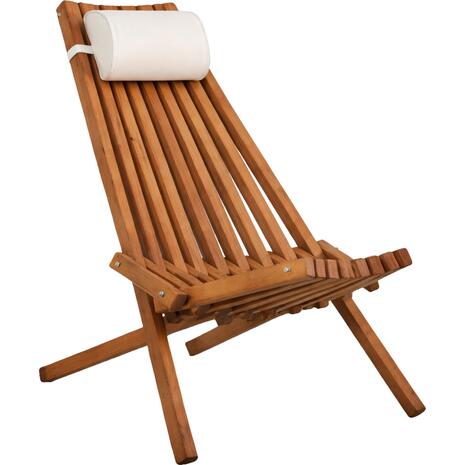 ΠΟΛΥΘΡΟΝΑ LOUNGE ΜΕ ΜΑΞΙΛΑΡΑΚΙ ΠΤΥΣΣΟΜΕΝΗ SHIGAN HM6530 ΞΥΛΟ ΑΚΑΚΙΑΣ 56.5x83x87Υεκ