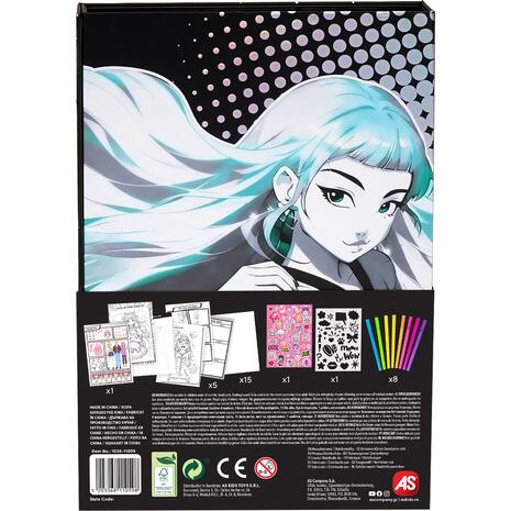 As Happihobbi Art Journal Manga Μαρκαδόροι (1038-11059)