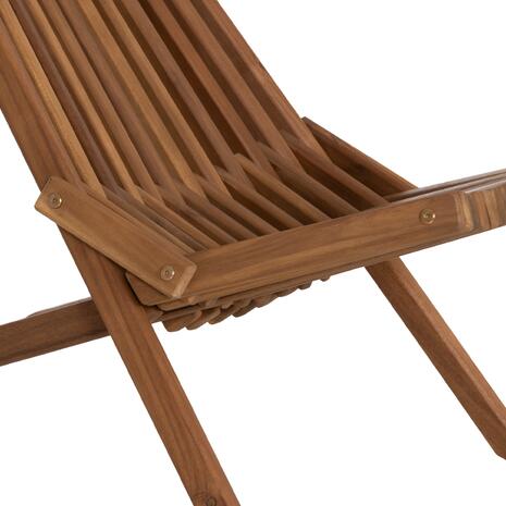ΠΟΛΥΘΡΟΝΑ LOUNGE ΜΕ ΜΑΞΙΛΑΡΑΚΙ ΠΤΥΣΣΟΜΕΝΗ SHIGAN HM6530 ΞΥΛΟ ΑΚΑΚΙΑΣ 56.5x83x87Υεκ