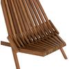 ΠΟΛΥΘΡΟΝΑ LOUNGE ΜΕ ΜΑΞΙΛΑΡΑΚΙ ΠΤΥΣΣΟΜΕΝΗ SHIGAN HM6530 ΞΥΛΟ ΑΚΑΚΙΑΣ 56.5x83x87Υεκ