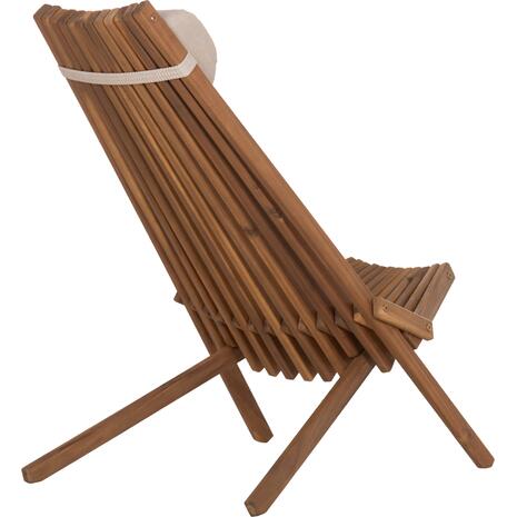 ΠΟΛΥΘΡΟΝΑ LOUNGE ΜΕ ΜΑΞΙΛΑΡΑΚΙ ΠΤΥΣΣΟΜΕΝΗ SHIGAN HM6530 ΞΥΛΟ ΑΚΑΚΙΑΣ 56.5x83x87Υεκ
