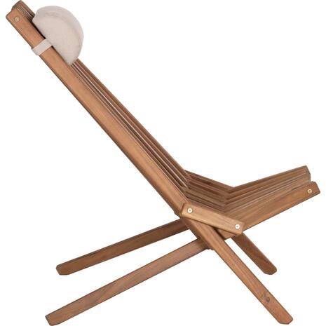 ΠΟΛΥΘΡΟΝΑ LOUNGE ΜΕ ΜΑΞΙΛΑΡΑΚΙ ΠΤΥΣΣΟΜΕΝΗ SHIGAN HM6530 ΞΥΛΟ ΑΚΑΚΙΑΣ 56.5x83x87Υεκ