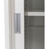 ΒΙΒΛΙΟΘΗΚΗ ΜΕ ΣΥΡΟΜΕΝΕΣ ΠΟΡΤΕΣ SIDER HM6632.02 ΜΕΤΑΛΛΙΚΗ ΛΕΥΚΗ 90x40x185Υεκ