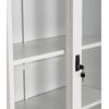 ΒΙΒΛΙΟΘΗΚΗ ΜΕ ΣΥΡΟΜΕΝΕΣ ΠΟΡΤΕΣ SIDER HM6632.02 ΜΕΤΑΛΛΙΚΗ ΛΕΥΚΗ 90x40x185Υεκ