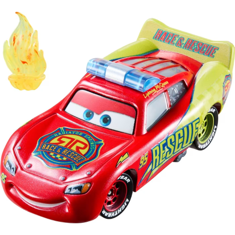 Αυτοκινητάκι Disney Cars Radiator Springs Race & Rescue Lightning McQueen (JMX72/JMX73)