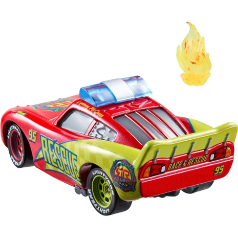 Αυτοκινητάκι Disney Cars Radiator Springs Race & Rescue Lightning McQueen (JMX72/JMX73)