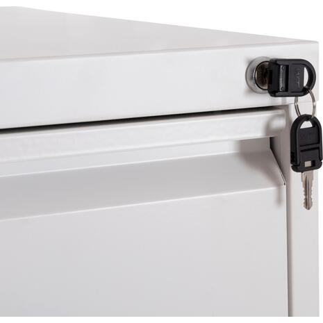 ΣΥΡΤΑΡΙΕΡΑ (4) ΑΡΧΕΙΟΘΕΤΗΣΗΣ ΓΡΑΦΕΙΟΥ SIDER HM6637.02 ΛΕΥΚΟ ΜΕΤΑΛΛΟ 45.5x62x134Υεκ