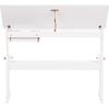 ΓΡΑΦΕΙΟ/ΣΧΕΔΙΑΣΤΗΡΙΟ ASCENT HM18289 MDF ΣΕ ΛΕΥΚΟ 109x55x87,5Υεκ
