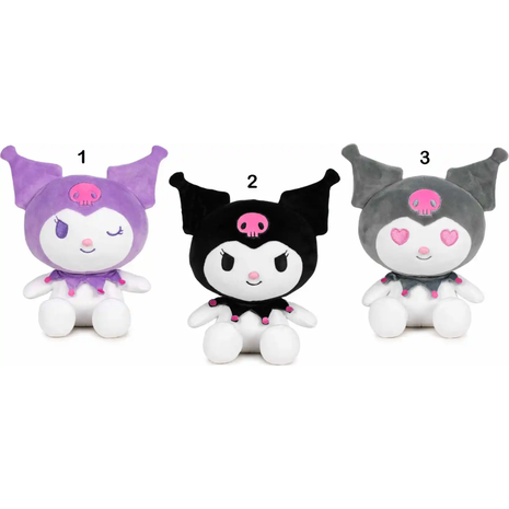 Χνουδωτό Giochi Preziosi Hello Kitty Kuromi Λούτρινο 22 εκ (3 σχέδια)