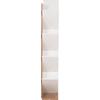 ΒΙΒΛΙΟΘΗΚΗ LIANA HM9028.14 ΜΕΛΑΜΙΝΗ SONAMA/ΛΕΥΚΟ 46x22x128,5Yεκ.