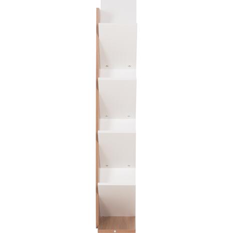 ΒΙΒΛΙΟΘΗΚΗ LIANA HM9028.14 ΜΕΛΑΜΙΝΗ SONAMA/ΛΕΥΚΟ 46x22x128,5Yεκ.