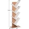 ΒΙΒΛΙΟΘΗΚΗ LIANA HM9028.14 ΜΕΛΑΜΙΝΗ SONAMA/ΛΕΥΚΟ 46x22x128,5Yεκ.