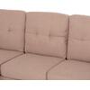 ΚΑΝΑΠΕΣ ΓΩΝΙΑ ΑΝΑΣΤΡΕΨΙΜΗ MEGGY HM3297.13 ΜΠΕΖ ΥΦΑΣΜΑ 184.5x75-129x86Yεκ.