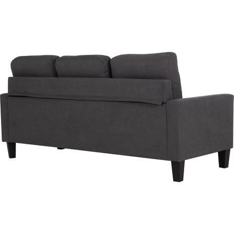 ΚΑΝΑΠΕΣ ΓΩΝΙΑ ΑΝΑΣΤΡΕΨΙΜΗ MEGGY HM3297.11 ΓΚΡΙ ΥΦΑΣΜΑ 184.5x75-129x86Yεκ.