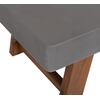 ΤΡΑΠΕΖΙ ΜΕΣΗΣ FIBER CEMENT & ΞΥΛΟ ΑΚΑΚΙΑΣ MAEVE HM6595.01 ΓΚΡΙ 130x70x46Υεκ.