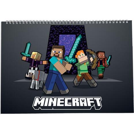 Μπλοκ Ζωγραφικής Graffiti Α4 30φ. Minecraft