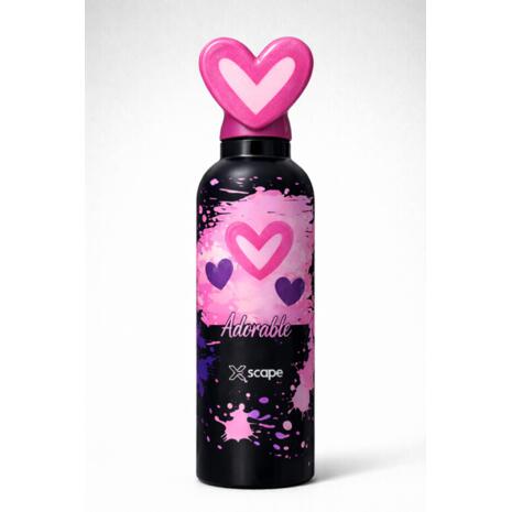 Μπουκάλι Θερμός Graffiti 500ml Καρδίες Xscape