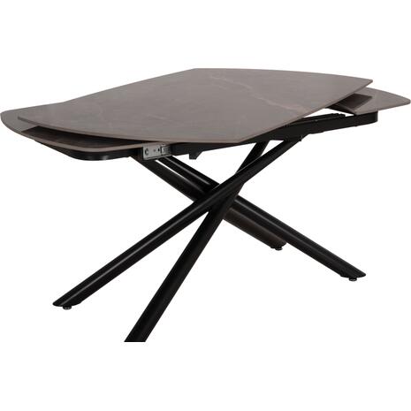 ΤΡΑΠΕΖΙ ΕΠΕΚΤΕΙΝΟΜΕΝΟ VANTA HM18408 ΚΕΡΑΜΙΚΟ TOP ΣΕ ΓΚΡΙ ΜΑΡΜΑΡΟ 136-199x90x77Υεκ