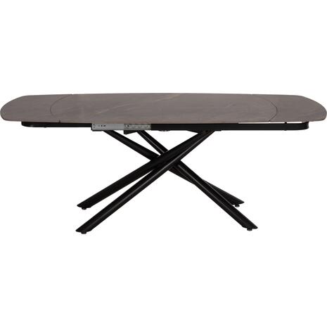 ΤΡΑΠΕΖΙ ΕΠΕΚΤΕΙΝΟΜΕΝΟ VANTA HM18408 ΚΕΡΑΜΙΚΟ TOP ΣΕ ΓΚΡΙ ΜΑΡΜΑΡΟ 136-199x90x77Υεκ