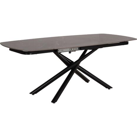 ΤΡΑΠΕΖΙ ΕΠΕΚΤΕΙΝΟΜΕΝΟ VANTA HM18408 ΚΕΡΑΜΙΚΟ TOP ΣΕ ΓΚΡΙ ΜΑΡΜΑΡΟ 136-199x90x77Υεκ