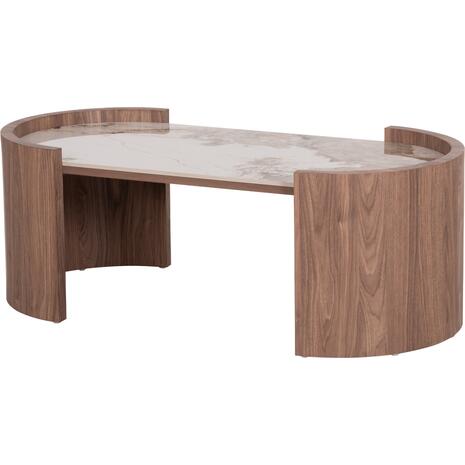 ΤΡΑΠΕΖΙ  ΣΑΛΟΝΙΟΥ MARBLEX HM18445 ΚΕΡΑΜΙΚΟ TOP PANDORA--MDF ΠΟΔΙΑ 120x60x43.5Υεκ