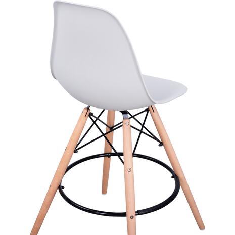 ΣΚΑΜΠΟ ΜΠΑΡ RENATA HM0173.01 ΛΕΥΚΟ 58x56x107Υ εκ. (σετ 4 τεμαχίων)