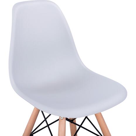 ΣΚΑΜΠΟ ΜΠΑΡ RENATA HM0173.01 ΛΕΥΚΟ 58x56x107Υ εκ. (σετ 4 τεμαχίων)