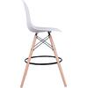 ΣΚΑΜΠΟ ΜΠΑΡ RENATA HM0173.01 ΛΕΥΚΟ 58x56x107Υ εκ. (σετ 4 τεμαχίων)