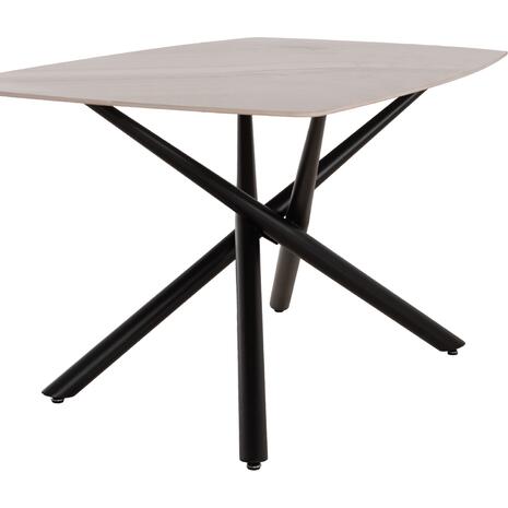 ΤΡΑΠΕΖΙ ΤΡΑΠΕΖΑΡΙΑΣ ISKA HM18423 ΚΕΡΑΜΙΚΟ TOP ΣΕ ΛΕΥΚΟ/ΚΑΦΕ ΜΑΡΜΑΡΟ 178x89x79Υεκ