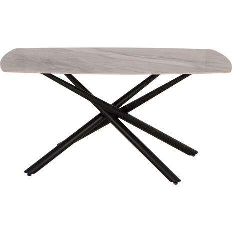 ΤΡΑΠΕΖΙ ΤΡΑΠΕΖΑΡΙΑΣ ISKA HM18420 ΚΕΡΑΜΙΚΟ TOP ΣΕ ΛΕΥΚΟ/ΚΑΦΕ ΜΑΡΜΑΡΟ 160x90x79Υεκ