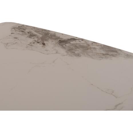 ΤΡΑΠΕΖΙ ΤΡΑΠΕΖΑΡΙΑΣ MINAO HM18418 MDF ΠΟΔΙΑ ΣΕ ΣΚΟΥΡΟ ΓΚΡΙ--ΚΕΡΑΜΙΚΟ TOP 160x90x75Υεκ