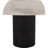 ΤΡΑΠΕΖΙ ΤΡΑΠΕΖΑΡΙΑΣ MINAO HM18418 MDF ΠΟΔΙΑ ΣΕ ΣΚΟΥΡΟ ΓΚΡΙ--ΚΕΡΑΜΙΚΟ TOP 160x90x75Υεκ