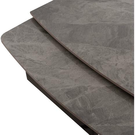 ΤΡΑΠΕΖΙ ΕΠΕΚΤΕΙΝΟΜΕΝΟ HOKU HM18410 ΚΕΡΑΜΙΚΟ TOP ΣΕ ΓΚΡΙ ΜΑΡΜΑΡΟ 165/240x90x75Υεκ.