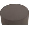 ΤΡΑΠΕΖΙ ΒΟΗΘΗΤΙΚΟ FIBER CEMENT ΣΤΡΟΓΓΥΛΟ KYOKO HM6592.01 ΓΚΡΙ Φ40x43Υεκ.