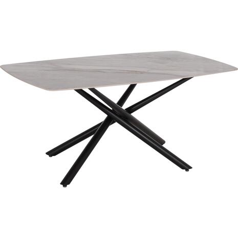 ΤΡΑΠΕΖΙ ΤΡΑΠΕΖΑΡΙΑΣ ISKA HM18423 ΚΕΡΑΜΙΚΟ TOP ΣΕ ΛΕΥΚΟ/ΚΑΦΕ ΜΑΡΜΑΡΟ 178x89x79Υεκ