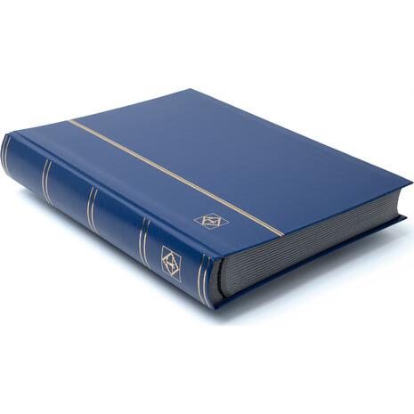 Άλμπουμ γραμματοσήμων Leuchtturm Basic 321487 Α4 με 64 μαύρες σελίδες - Μπλε εξώφυλλο