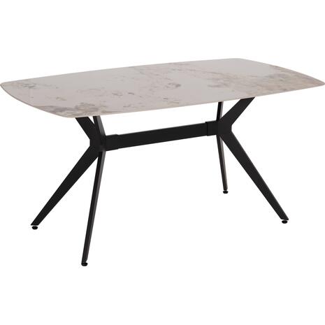 ΤΡΑΠΕΖΙ ΤΡΑΠΕΖΑΡΙΑΣ AIKA HM18421 ΚΕΡΑΜΙΚΟ TOP ΣΕ ΛΕΥΚΟ/ΧΡΥΣΟ ΜΑΡΜΑΡΟ 160x90x79Υεκ