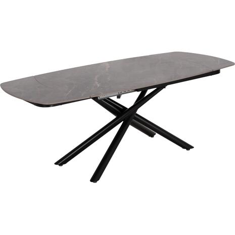 ΤΡΑΠΕΖΙ ΕΠΕΚΤΕΙΝΟΜΕΝΟ VANTA HM18408 ΚΕΡΑΜΙΚΟ TOP ΣΕ ΓΚΡΙ ΜΑΡΜΑΡΟ 136-199x90x77Υεκ