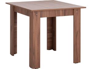 ΤΡΑΠΕΖΙ ΚΟΥΖΙΝΑΣ KELVIN HM2427.14 ΜΕΛΑΜΙΝΗ ΣΕ ΚΑΡΥΔΙ 80x80x77Υεκ.